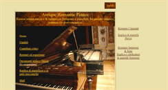 Desktop Screenshot of antique-romanticpianos.com
